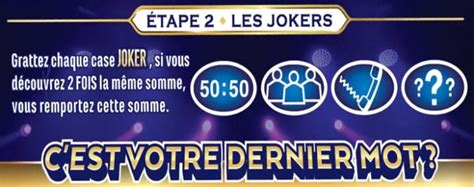 Joker – votre chance supplémentaire de gagner.